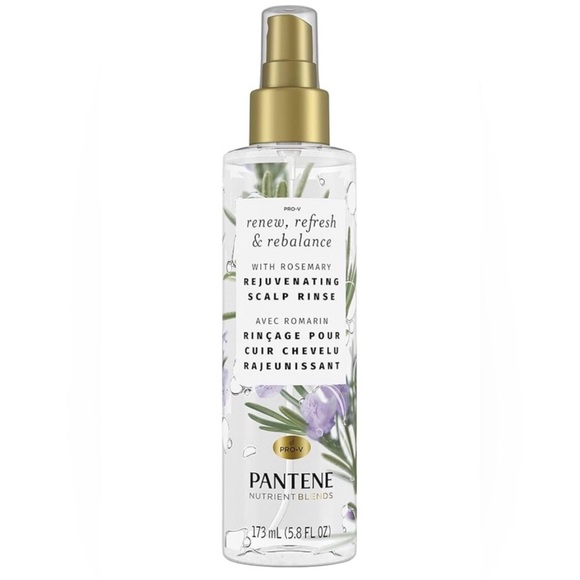 Pantene Nutrient 3pack Blends Renew Refresh Rebalance Rosemary Scalp Rinse 5.8oz - Picture 2 of 6